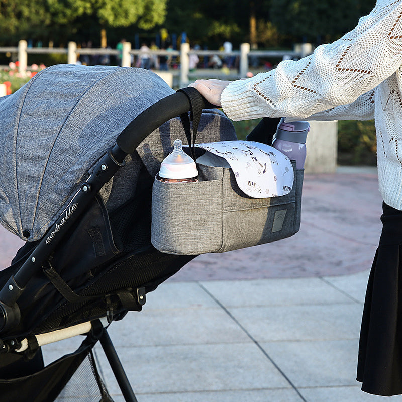 Baby Stroller Organizer – Large Capacity Cup & Accessory Holder Bag