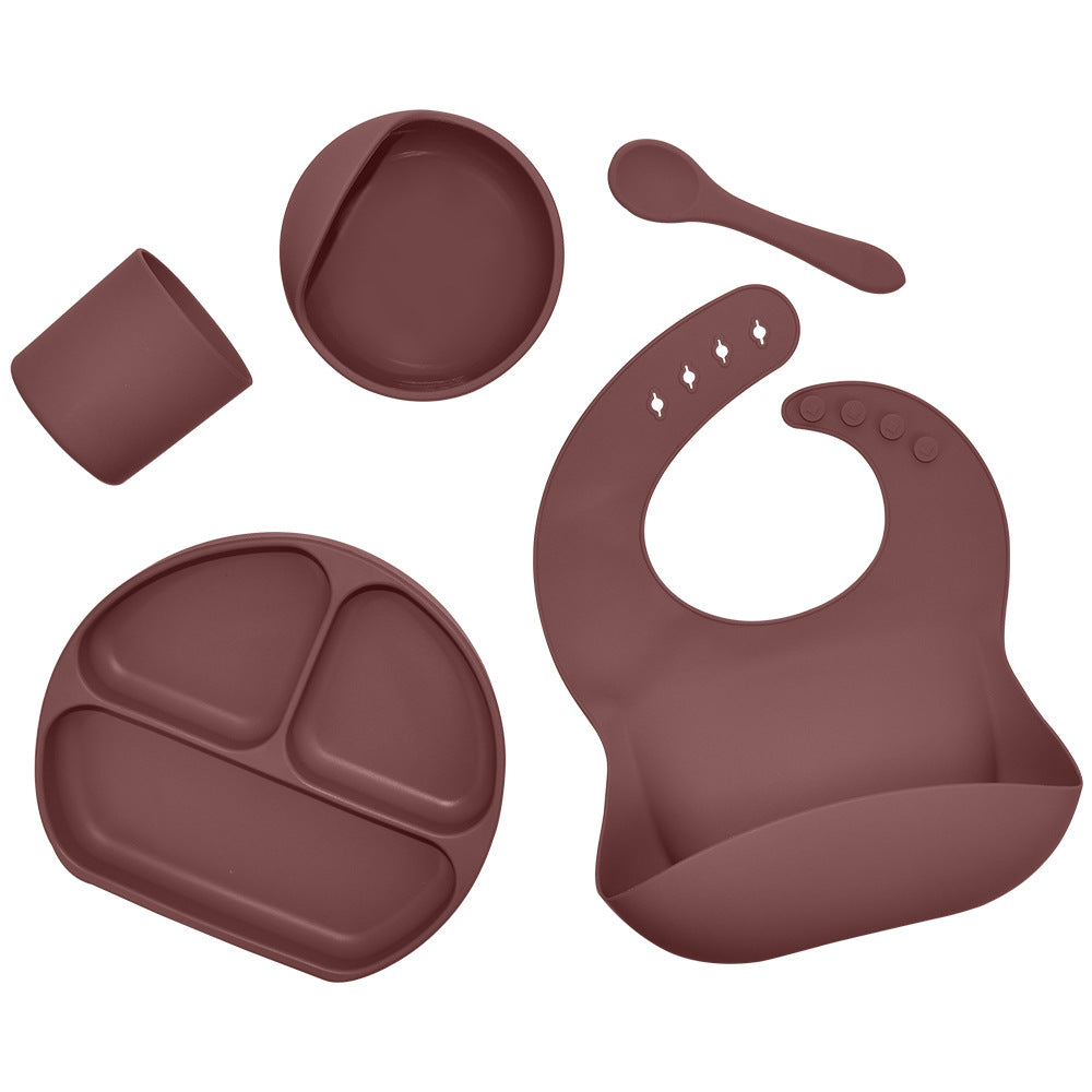 Silicone Baby Feeding Set – 13PCS Essentials for 6+ Months (Blue)