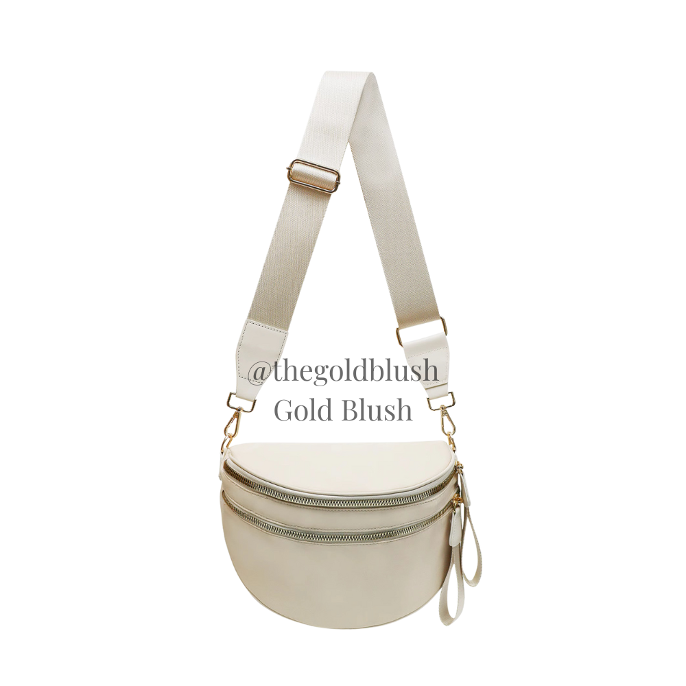 Gold Blush BEST SELLING Nylon Bum Bag Crossbody Bag MORE COLORS!