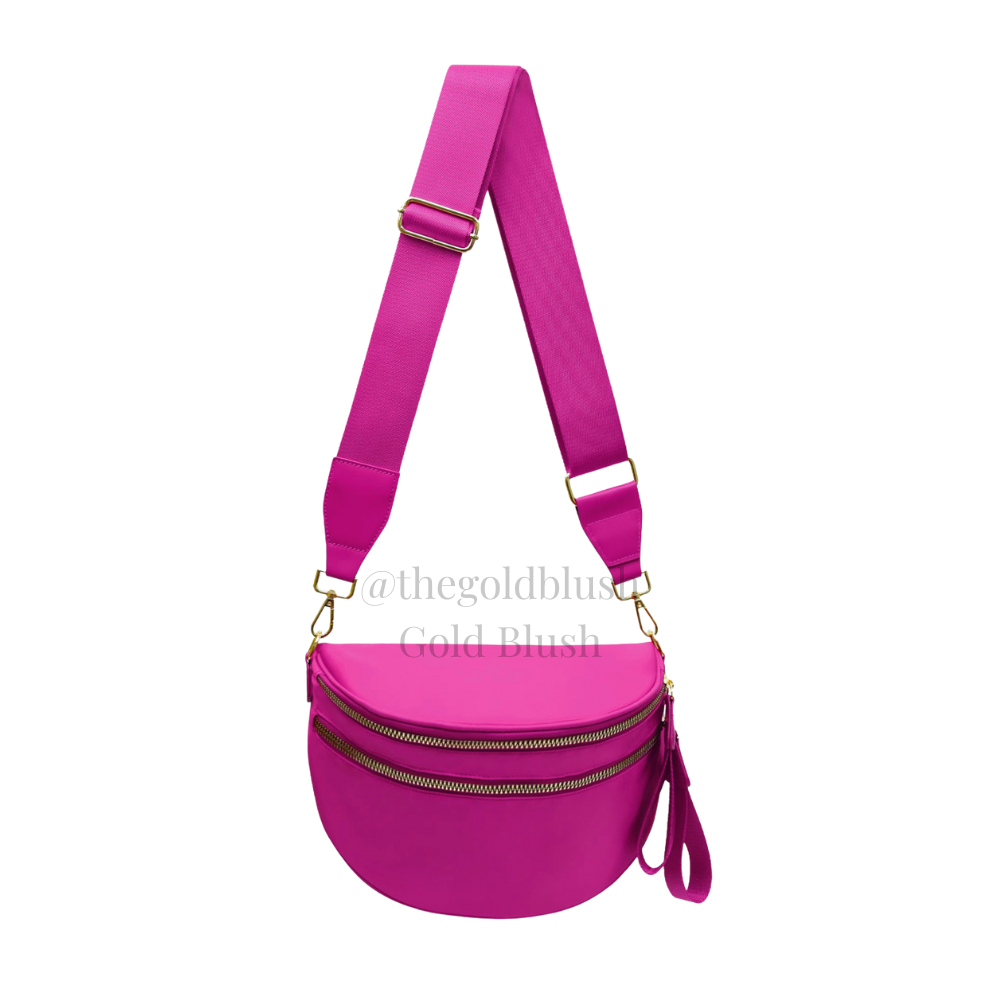 Gold Blush BEST SELLING Nylon Bum Bag Crossbody Bag MORE COLORS!