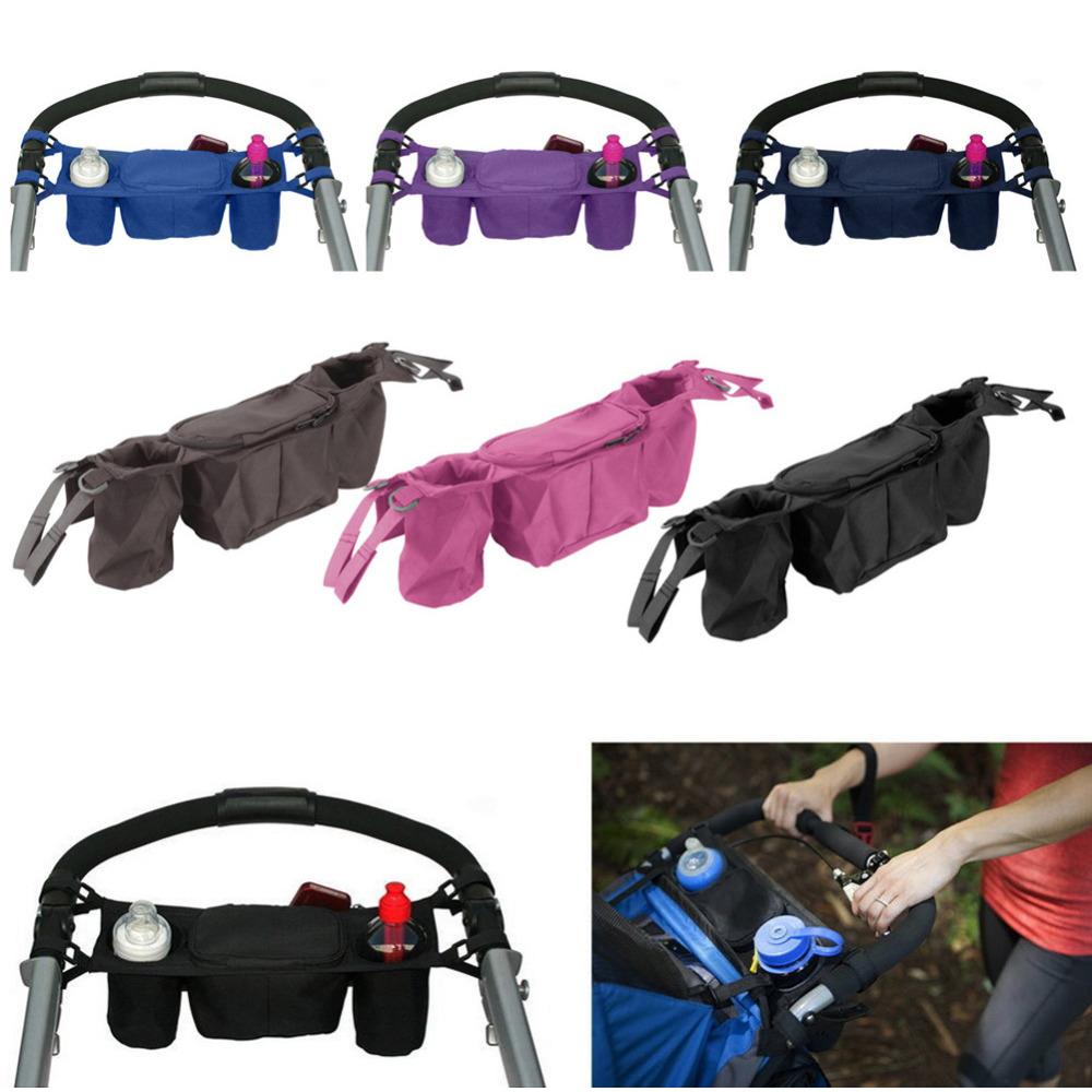 Baby Stroller Organizer – Bottle & Accessory Holder for Prams & Buggies