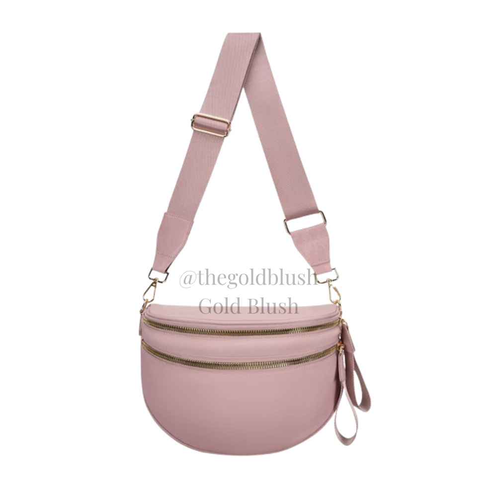 Gold Blush BEST SELLING Nylon Bum Bag Crossbody Bag MORE COLORS!