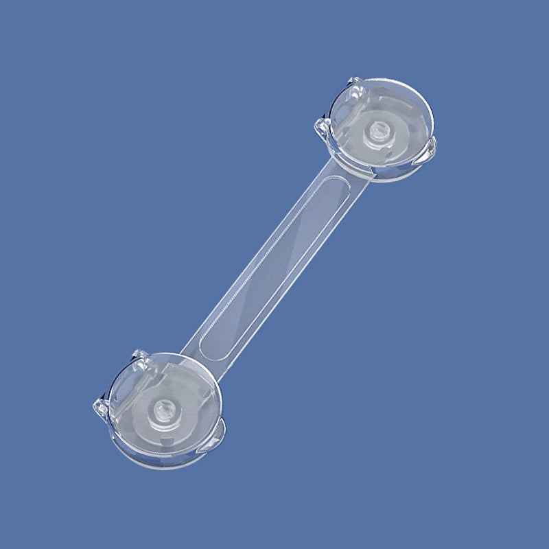 Infant & Child Safety Lock Buckle – Multifunctional Transparent Drawer & Cabinet Lock