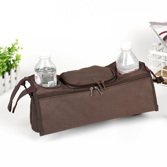Baby Stroller Organizer – Bottle & Accessory Holder for Prams & Buggies