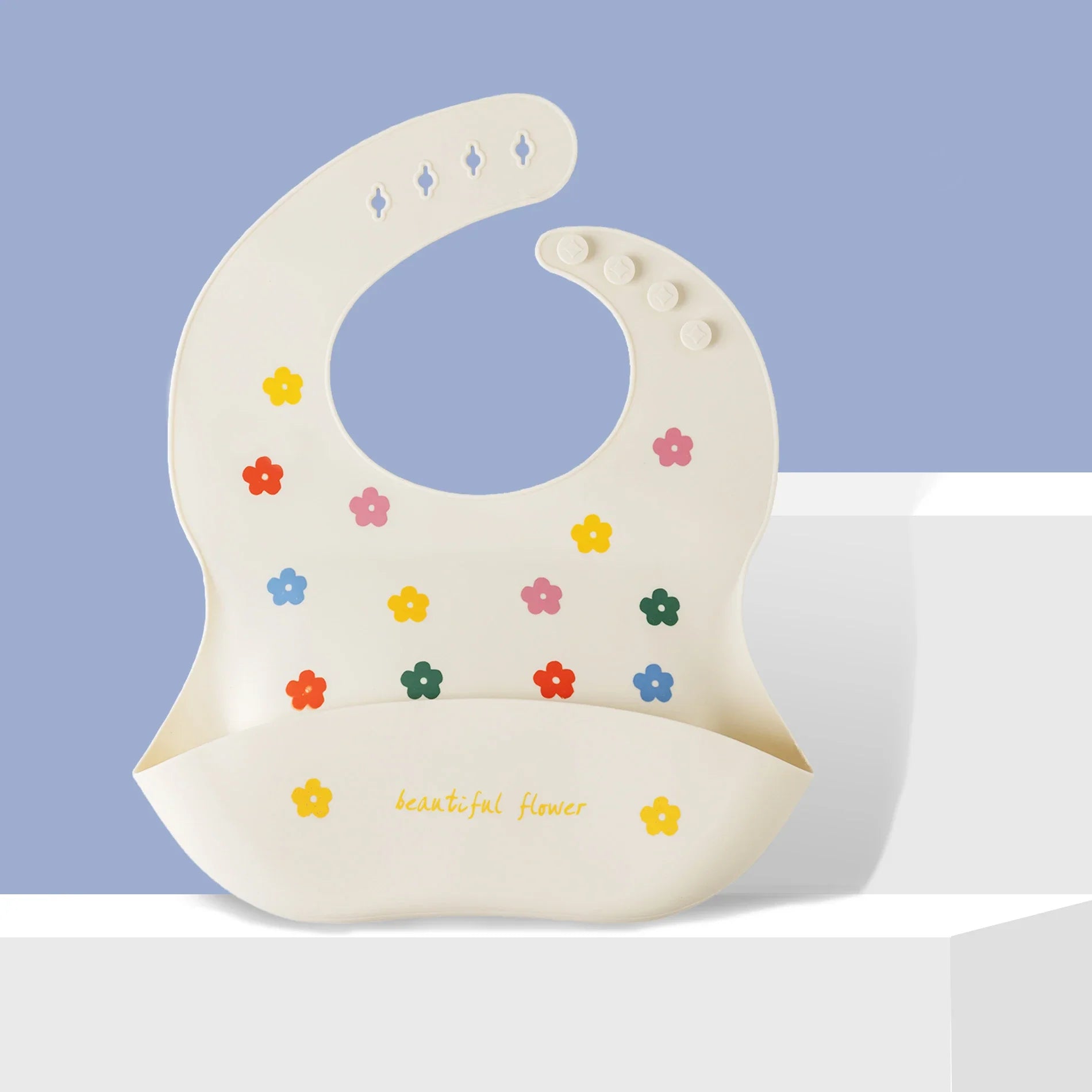 Baby Bibs, Baby Feeding Washable Waterproof Baby Bibs with Snaps.