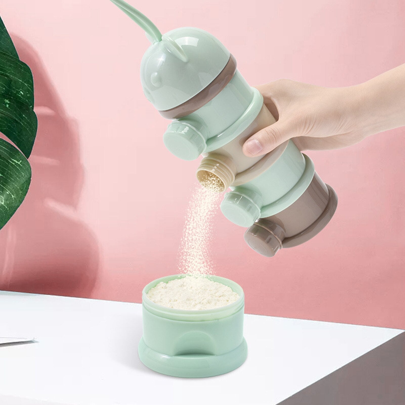 4-Layer Formula Container – Large-Capacity Baby Milk & Snack Storage