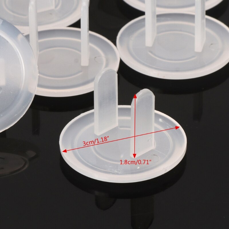 10pcs Child Safety Electrical Outlet Covers – Baby Protection Socket Guards