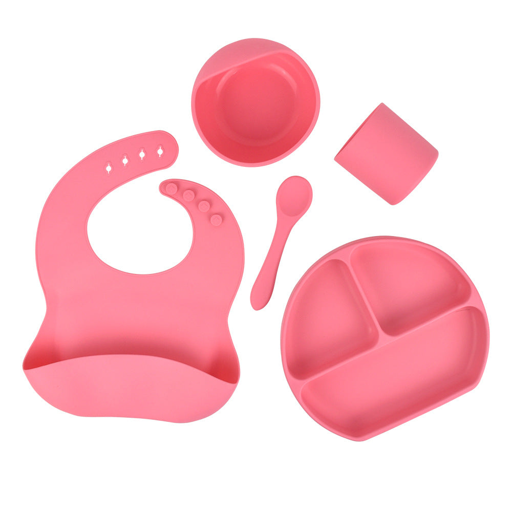 Silicone Baby Feeding Set – 13PCS Essentials for 6+ Months (Blue)