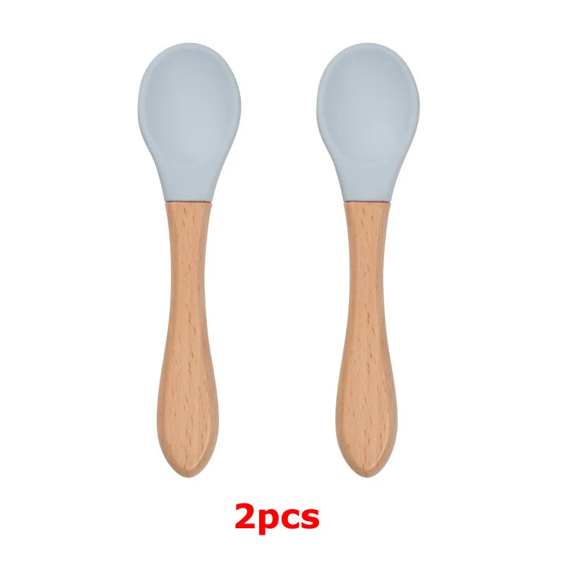 Baby Silicone Tableware – Suction Bowl & Spoon Set