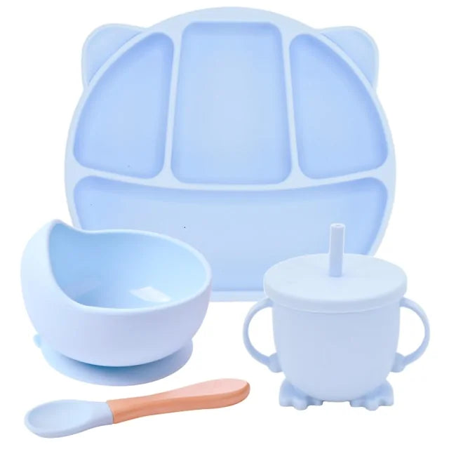 Silicone Baby Feeding Spoon Set - # BAGE21110006