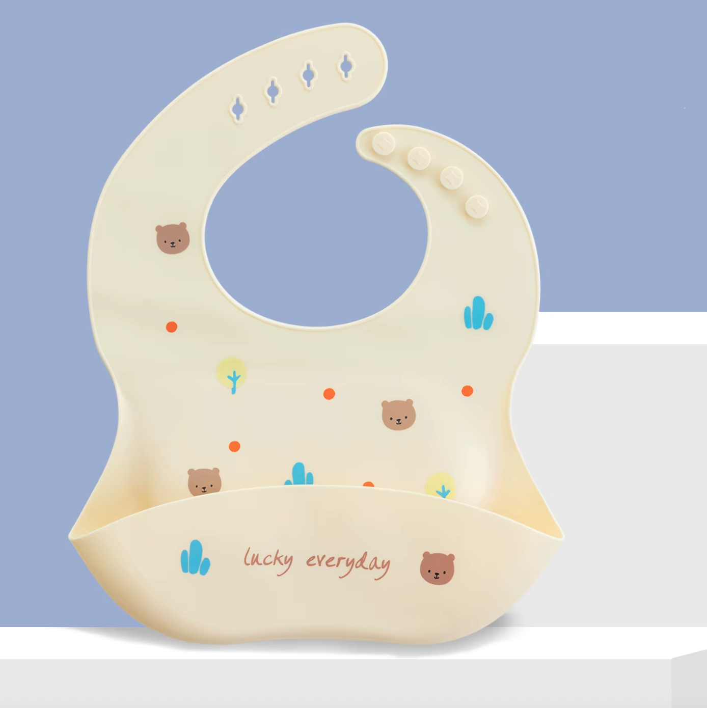 Baby Bibs, Baby Feeding Washable Waterproof Baby Bibs with Snaps.
