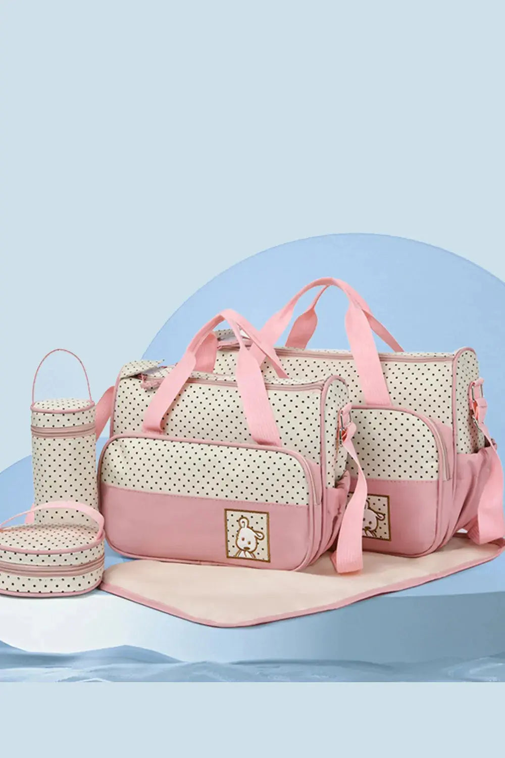 Oxford Cloth Contrast 4 Piece Bag Set