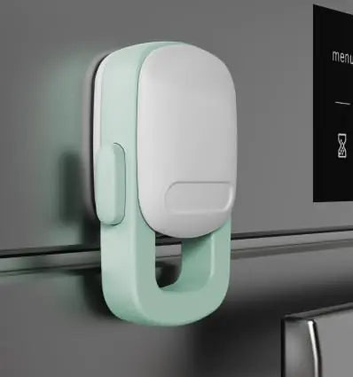 Baby Proofing Oven Door Lock – Child Safety Kitchen Lock (Green, 1 Pack)