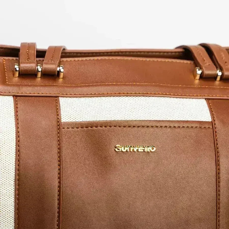 Canvas Tote Diaper Bag – Spacious Mom Shoulder Tote