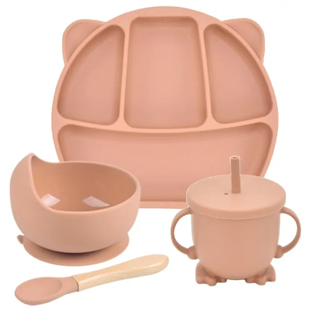 Silicone Baby Feeding Spoon Set - # BAGE21110006