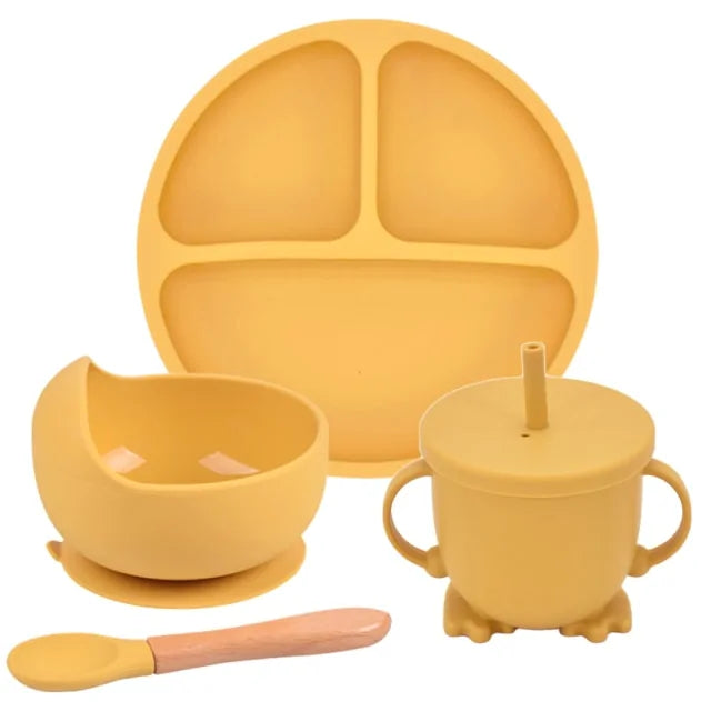 Silicone Baby Feeding Spoon Set - # BAGE21110006